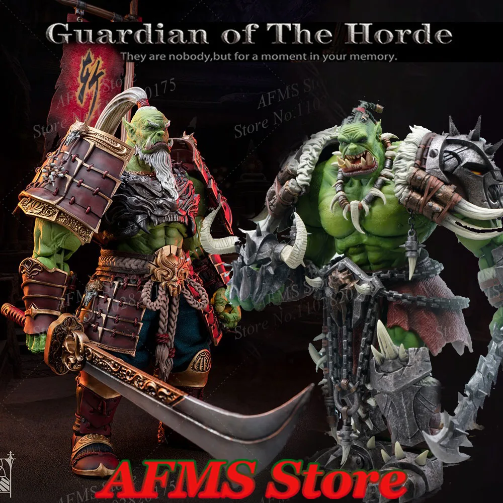 

Mithril Action NO.02 berserker 1/10 Scale Guardian Of The Horde Double Blade Orc 20Cm Action Figure Model Best Collection Gift