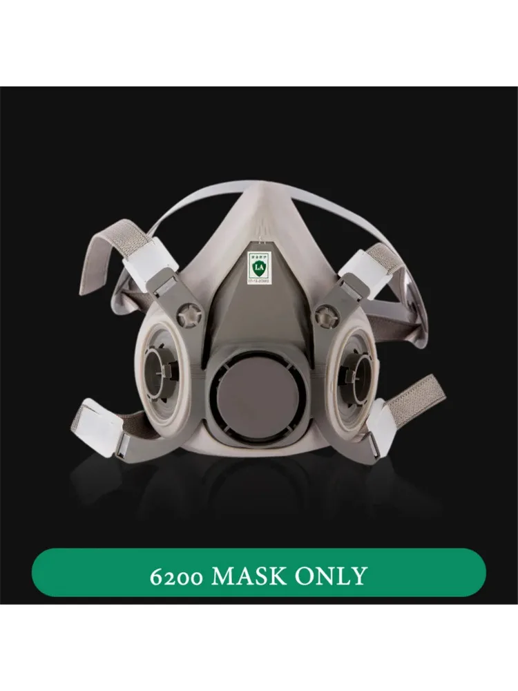 6200 2097 3 في 1 بدلة تنفس اللوحة رش خرطوشة فلتر القطن قناع الغاز الوجه #3
