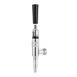 Nitro Tap Stout Faucet All Stainless Steel Nitrogen Draft Beer Tower Cold Brew Nitro Keg Draught Keg Tap 5/8