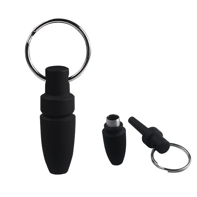 Silicone Cigar Drill Portable Cigar Puncher Stainless Steel Blade Smoking Accessories