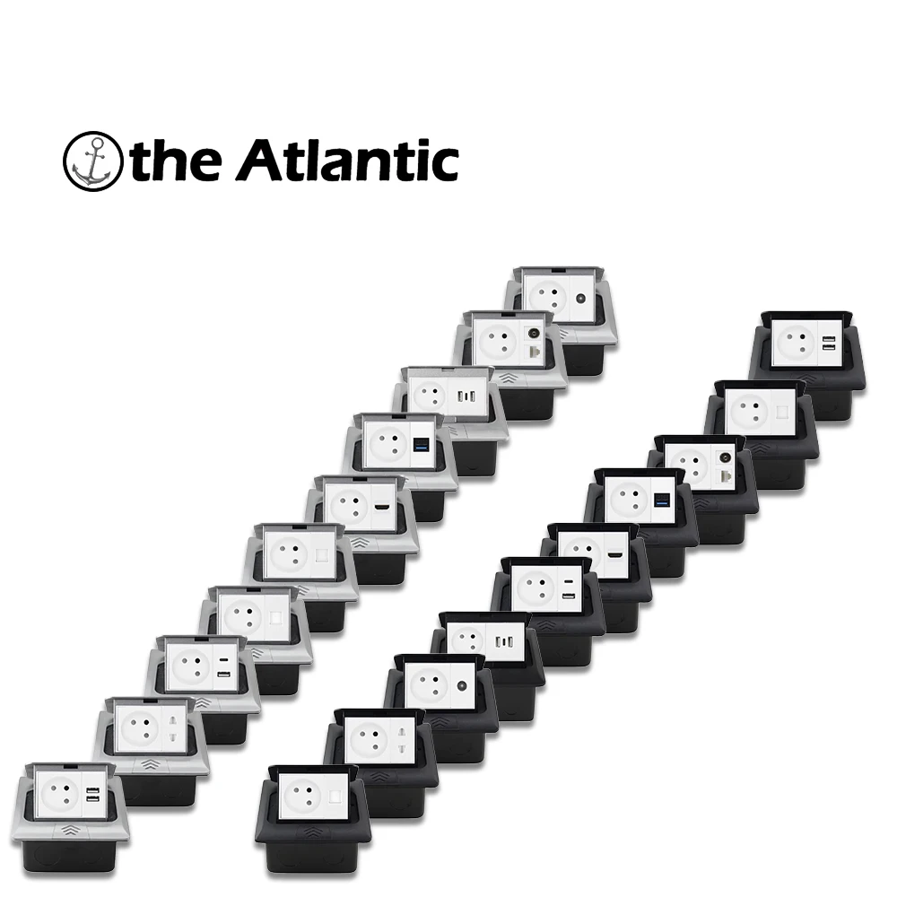 

Розетка для пола, розетка 16А, израильская вилка, бытовая скрытая выдвижная розетка USB Type-C, HDMI TV, розетка RJ45
