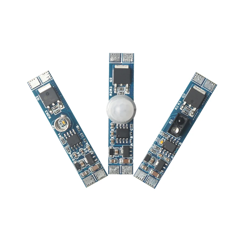 DC12V 24V New lead-free sensing module 8A Pir Motion/ IR Hand wave/Touch Sensor Module for LED Cabinet Light