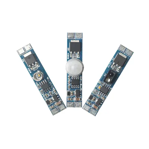 DC12V 24V New Lead-free Sensing Module 8A Pir Motion/ IR Hand Wave/Touch Sensor Module for LED Cabinet Light