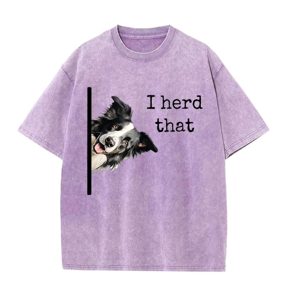 Funny Gifts for Border Collie Lovers Men Women Herd That T-Shirt 여름 Korean Popular Clothes Designer T Shirt Sister Gift Short