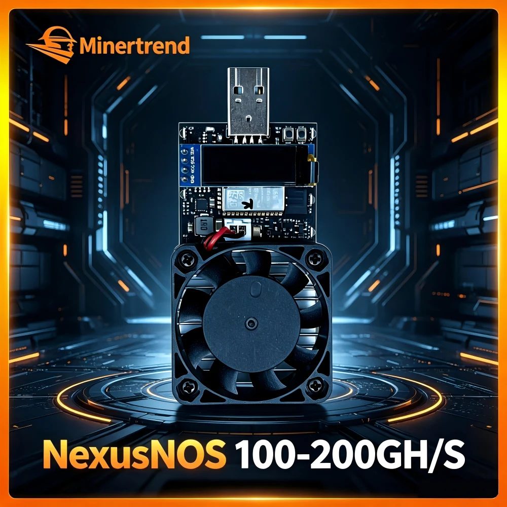 Miner BTC NexusNOS 2026, 100-200GH/S, 10W