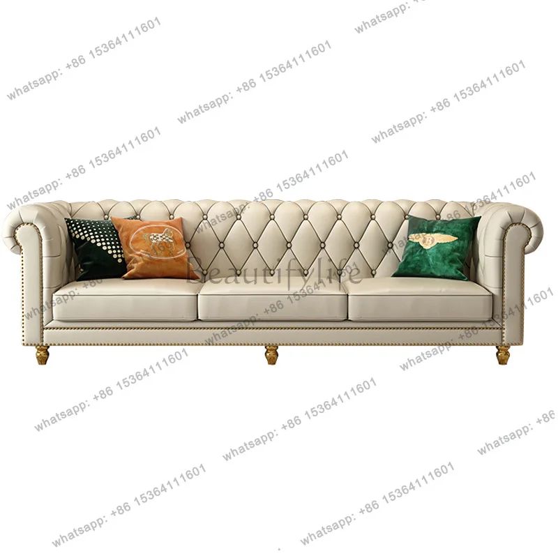 LSNordic Modern Leather Sofas Luxury Sectional Single Loveseat Lounge Couch 3 Piece Designer Divano Soggiorno Furniture Home