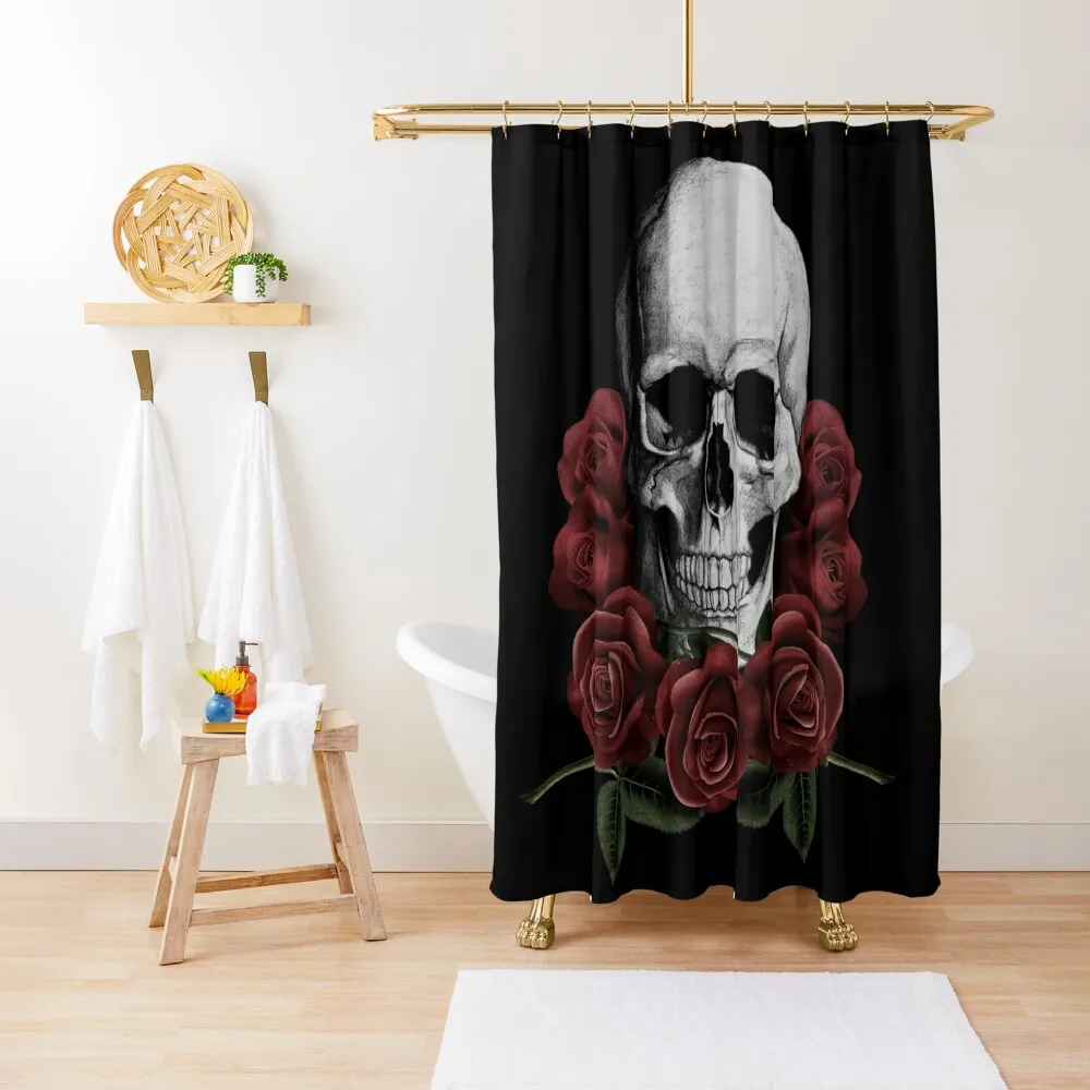 

BOUQUET OF DEATH Shower Curtain Waterproof Bathroom Shower Set For Bathroom In The Bathroom Curtain