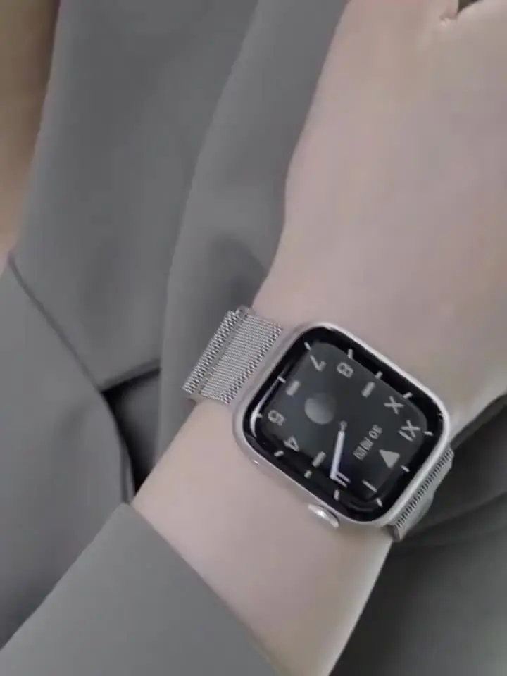 Starlight Milan Metal Strap+Case For Apple Watch 46mm 42mm 38 40 41 44 49 45mm PC Glass iWatch Series 11 10 9 8 7 6 5 4 Ultra3/2
