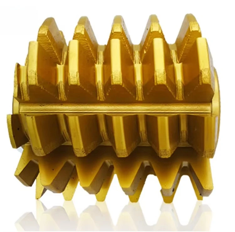 

HSS M2 half-top gear hob with tin coating