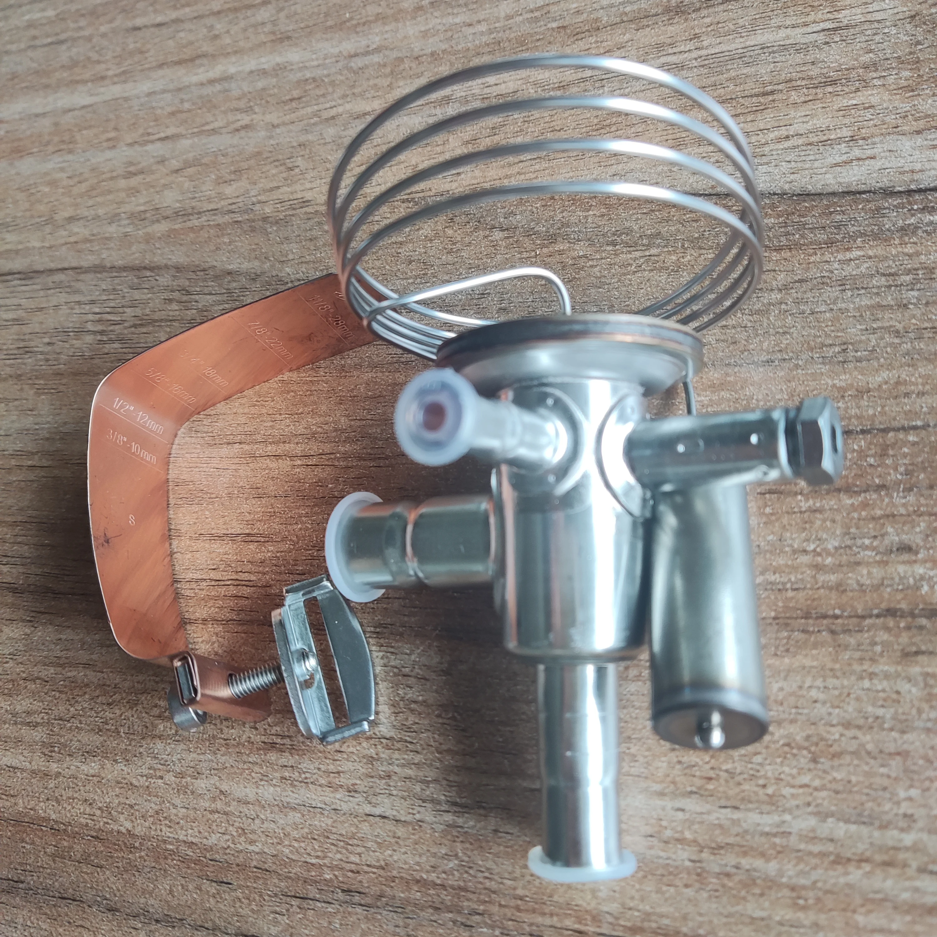 Высококачественный терморасширительный клапан TCHE 068U4529 3/8*1/2 10*12 R410a для деталей холодильного компрессора в холодной комнате