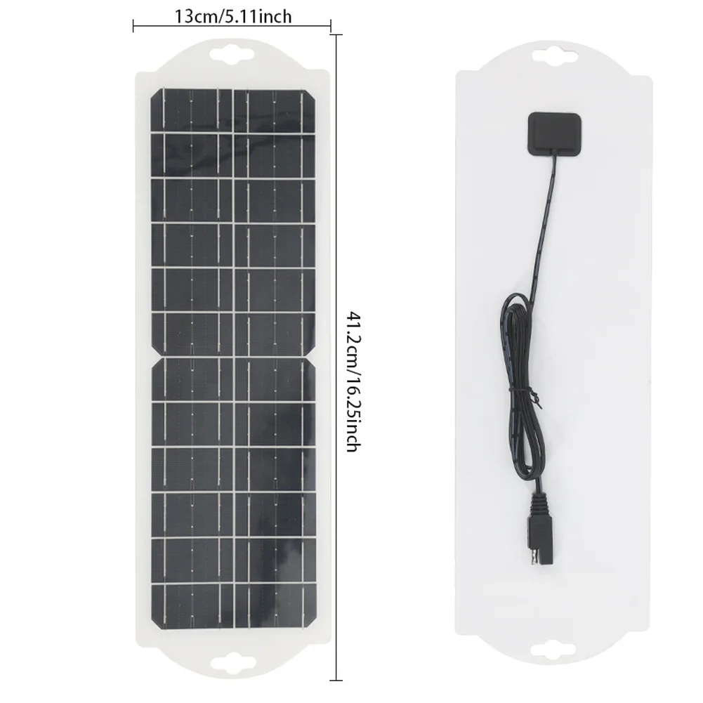 Road Trips 10W 12V for Solar Panel 10W Solar Panel Charger Monocrystalline Silicon Operating Current 0.83A Open Circuit Voltage
