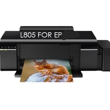 Hot sale six color L805 PVC ID CARD WIFI inkjet printer  A4 Model Desktop transfer id card UV sublimation printer for EPSON L805