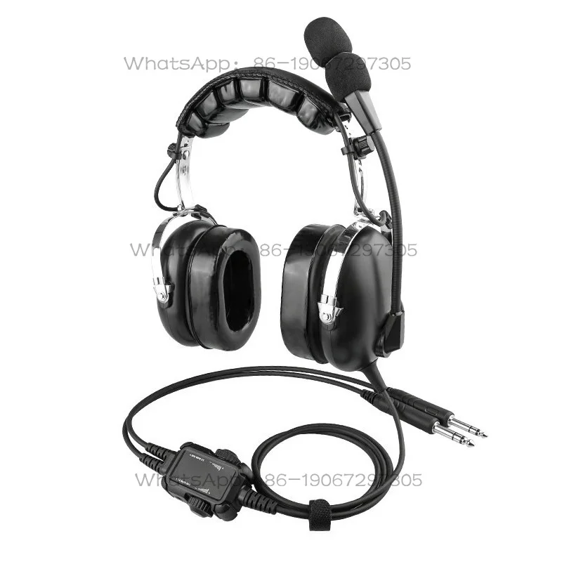 Headset Noise Cancelling Headset Fixed Wing Double Hole Special Headset