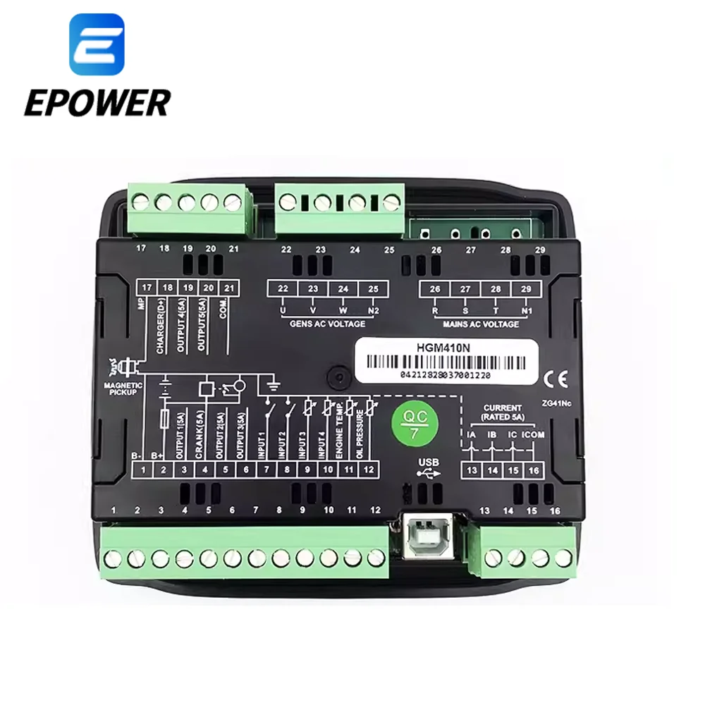 Smartgen HGM420N Generator Controller HGM410N LCD Display Remote Signal Control Panel