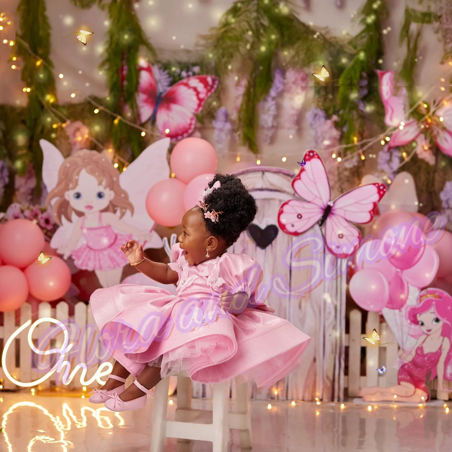 فساتين فتاة الزهور المنفوشة بأكمام منتفخة لتزيين الحفلات الرسمية وحفلات أعياد الميلاد وحفلات أعياد الميلاد حسب الطلب #5