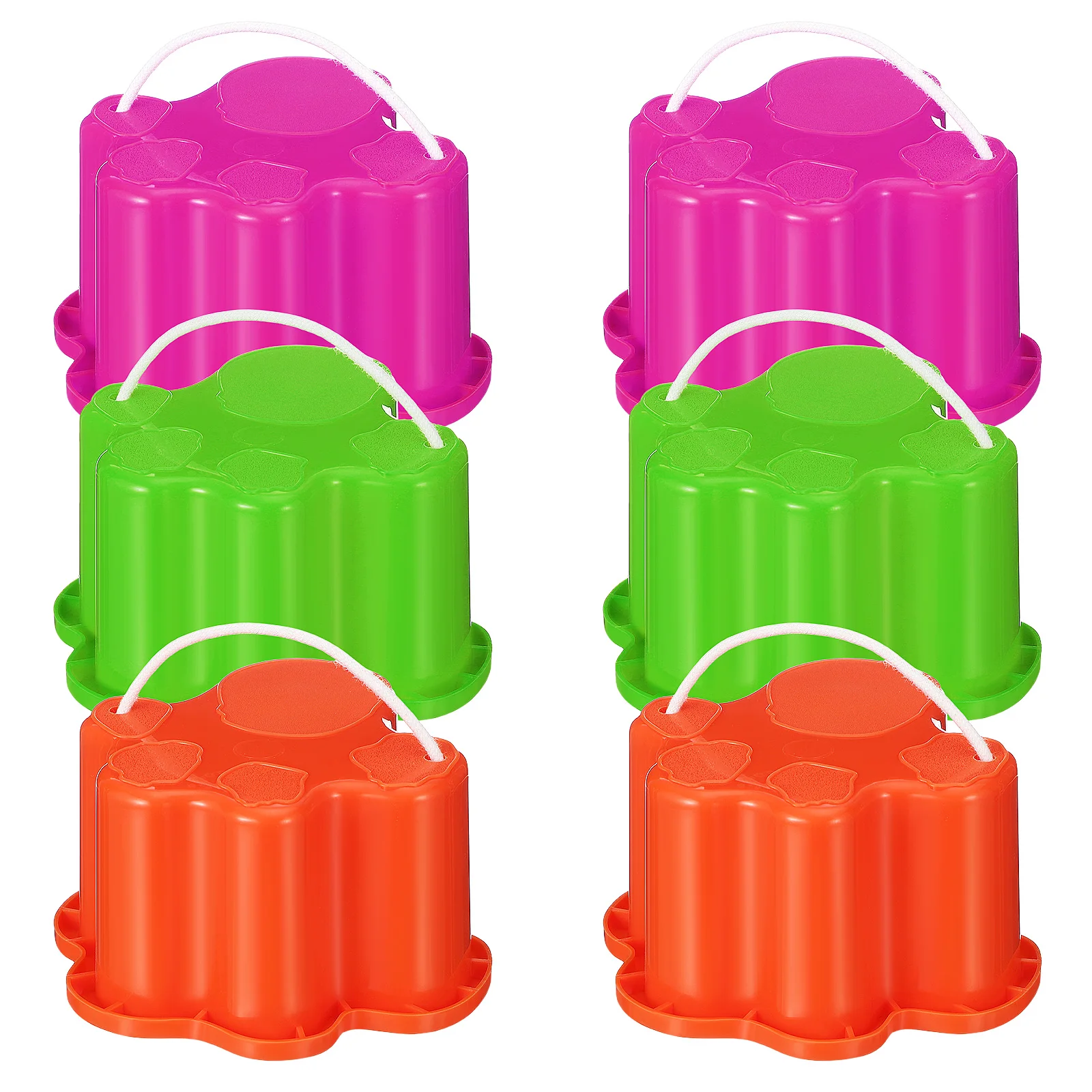 

6pcs Children's Cat Claw Stilts Toy for Kids Lightweight Plastic Walking Buckets Balance Training Shoes Outdoor Indoors Play