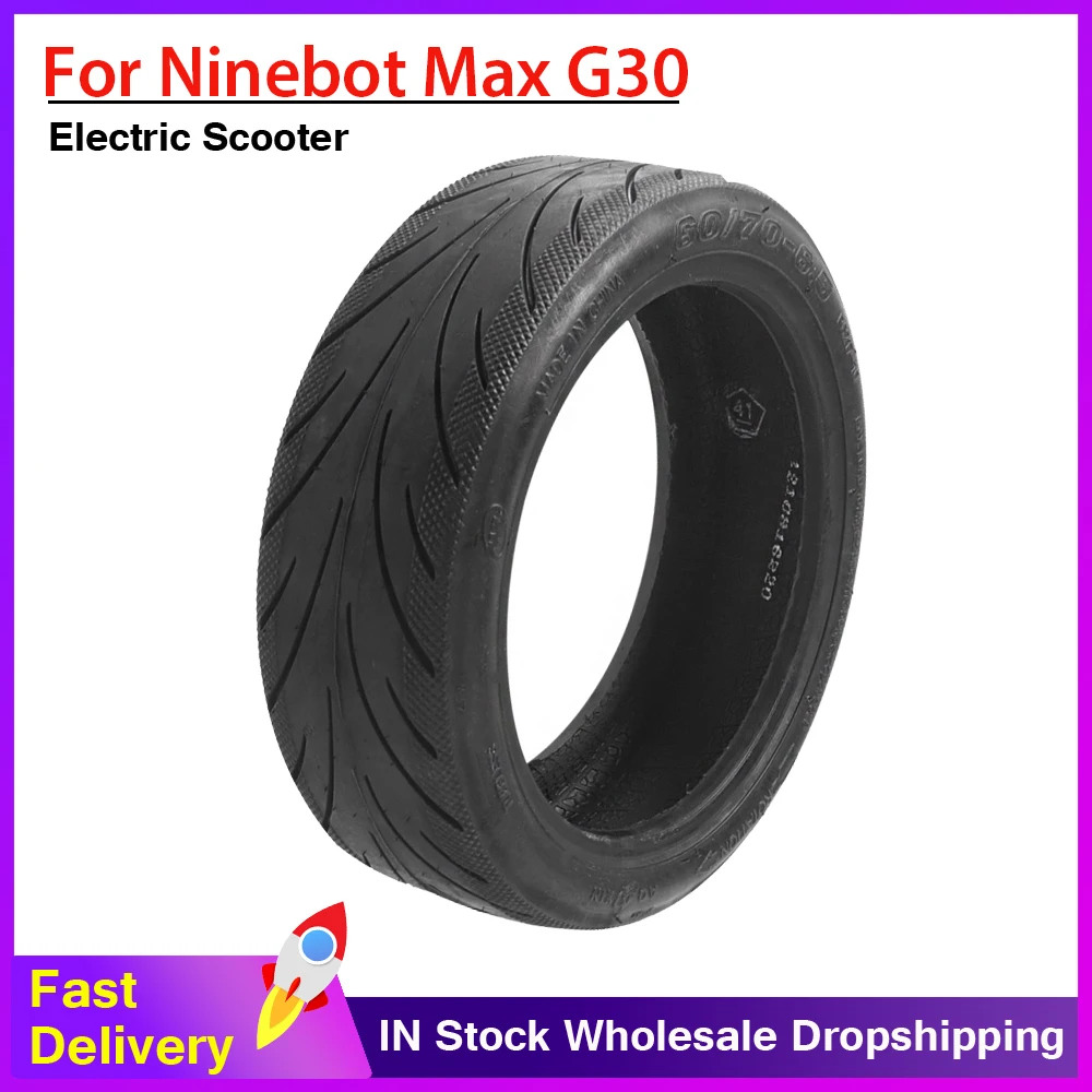 Pneumatico Tubeless anteriore o posteriore 60/70-6.5 Pneumatico sottovuoto per Segway Ninebot MAX G30 KickScooter Scooter elettrico Parti di ruote