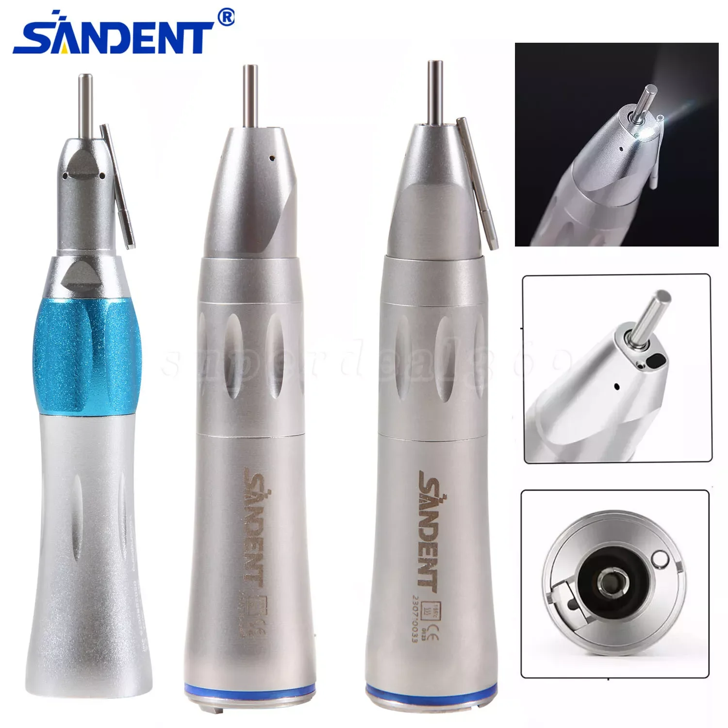 Dental 1:1 Glasfaser-LED-Geradehandstück / Chirurgisches Geradehandstück Passend für Kavo
