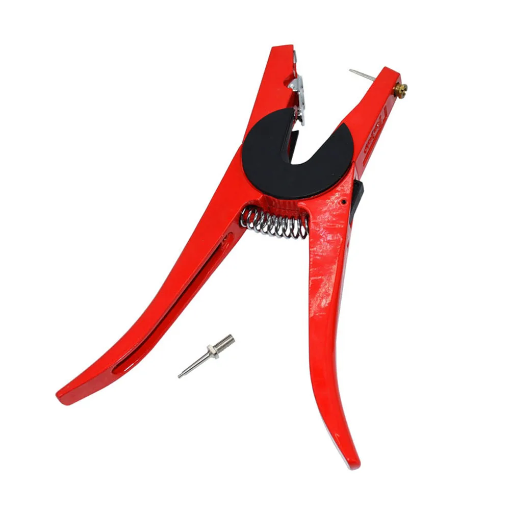 1 Pcs Ear Tag Clamp & Cutter Pliers Tag Applicators Farm Animal Metal Ear Thorn Tongs Swine Cow Sheep Rabbit Identification Tool