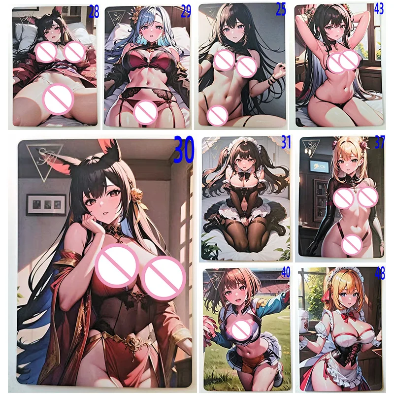 

Карты серии аниме «История богини» SR Barbara Kamisato Ayaka Shenhe, коллекционные карты, подарки на Рождество и день рождения, детские игрушки