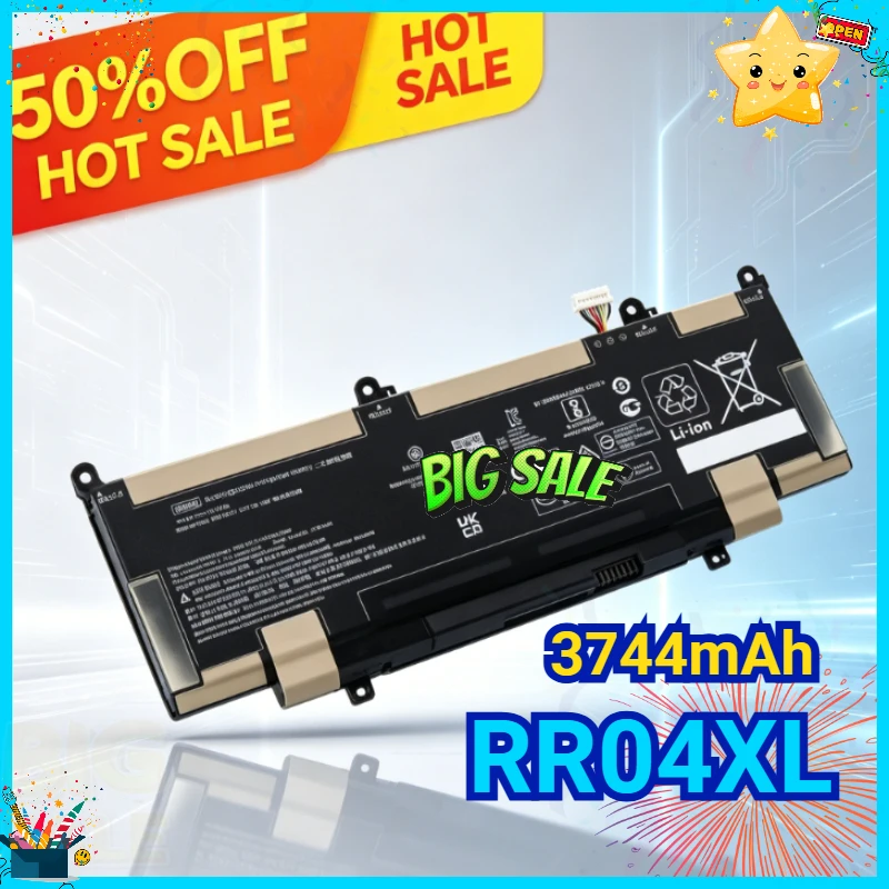 SWZY 15.4V 60.76Wh RR04XL New Laptop Battery for HP Spectre X360 13-AW AW0001TU AW0021NG HSTNN-DB9K OB1M L60373-005 L60213-2C1 1