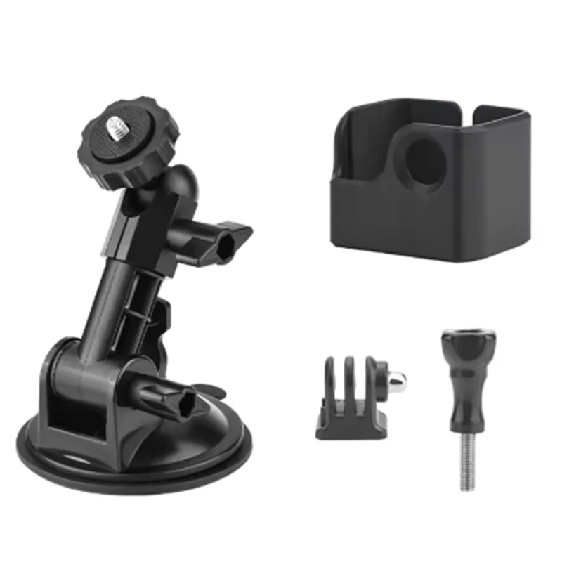 【Flash-Sale!】Suction Cup Car Mount For DJI OSMO Pocket 3 Action Camera Holder Secure Gimbal Stabilizer Car Accessories For Filmi