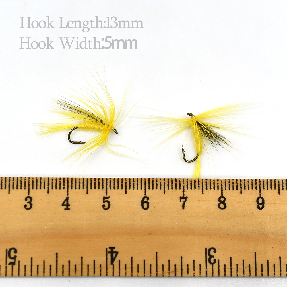 MNFT Señuelo Moscas secas estilo insecto mosquito para pesca de trucha - imagen 4