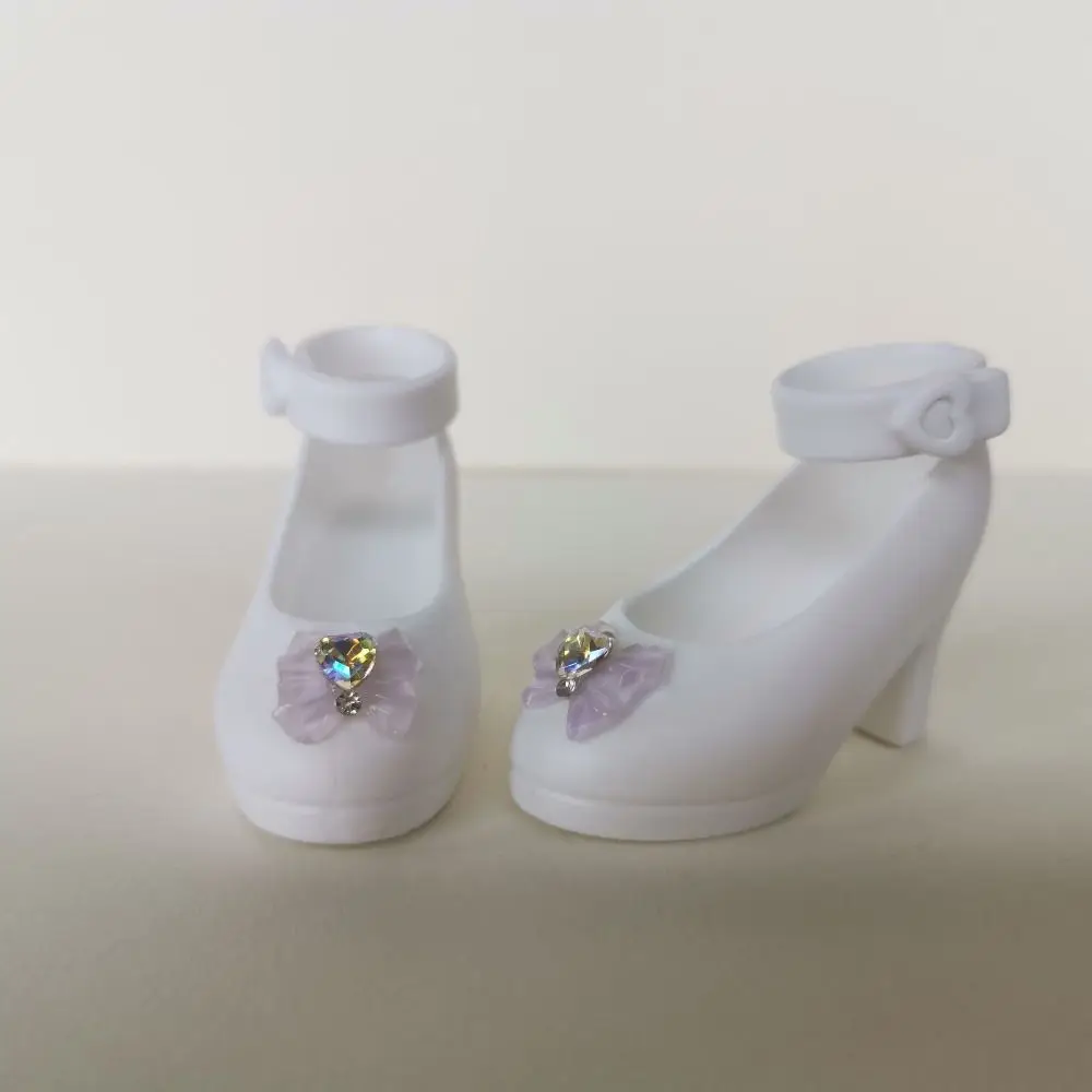 Zapatos de tacón alto de 5,5x2cm de calidad, accesorios multicolores para muñecas, zapatos originales para muñecas, sandalias informales bonitas para muñecas BJD 1/4 de 45cm