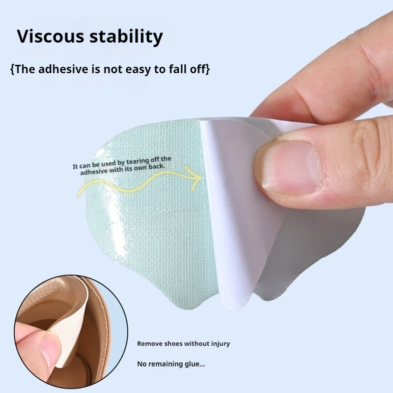 سيليكون كعب حامي النعال الكعوب ملصق الأحذية ظهورهم ضبط حجم لاصق عدم الانزلاق منصات الأحذية لتخفيف الآلام العناية بالقدم إدراج #4