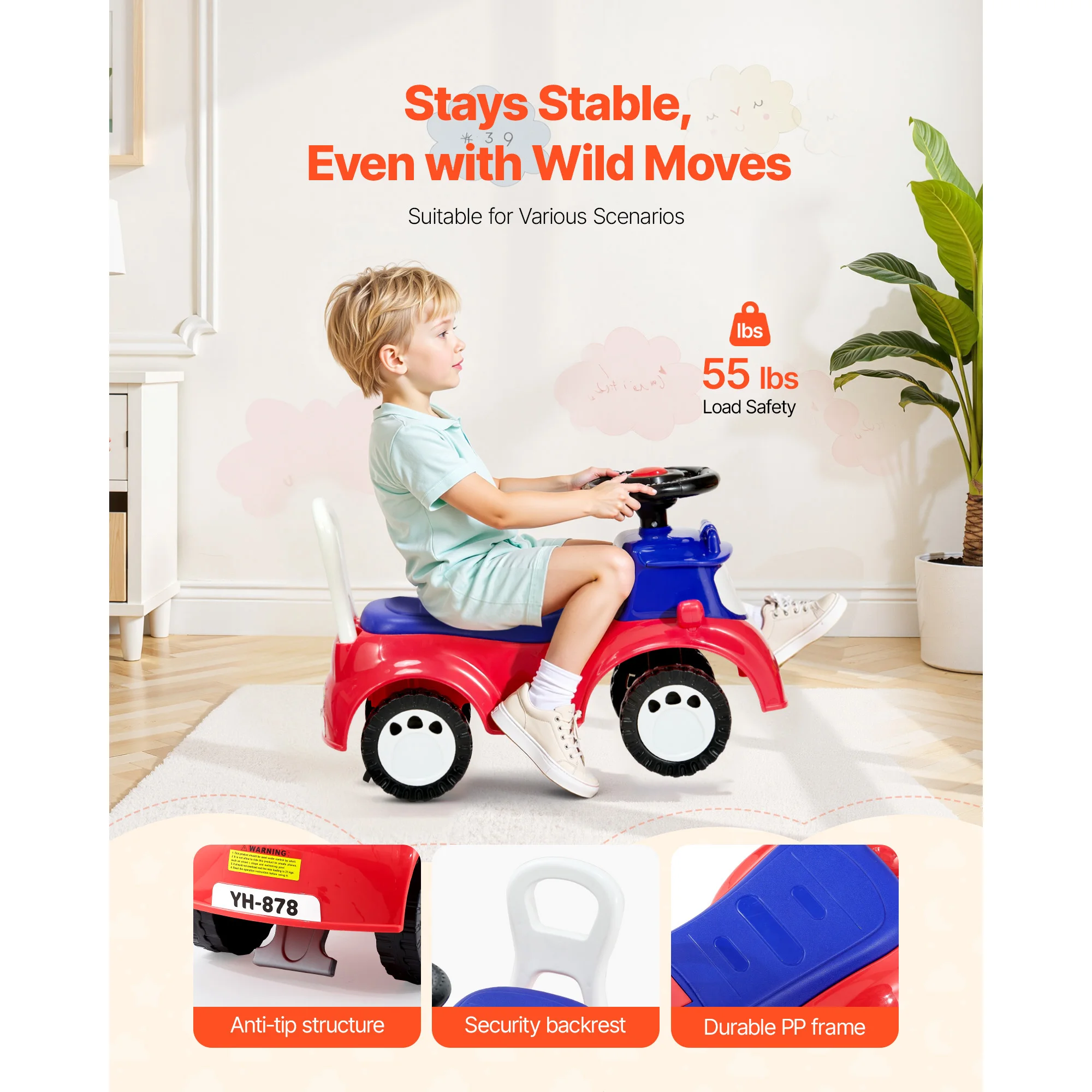 Ride On Toddler Push Car, Push - Ride On Toy Car 评论和价格