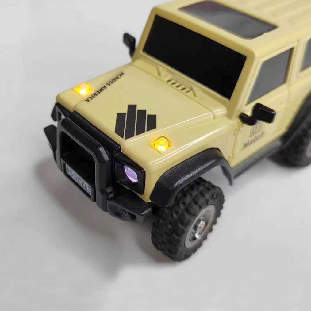 LDARC X43 1/43 Zdalnie sterowany mini RC samochód 4WD 4x4 Crawler 1/43 RTR pojazd wspinaczkowy off roader Zabawka prezent dla dzieci i dorosłych