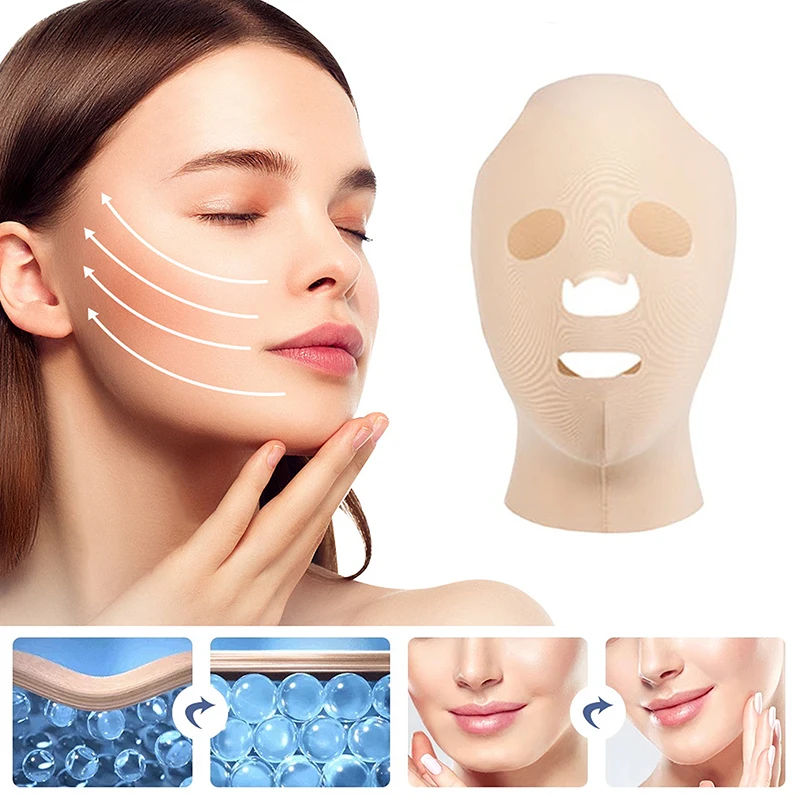 Fascia elastica per il viso fasciatura dimagrante V maschera per il viso donna Chin Cheek Lift Up Belt cinturino per massaggio facciale strumenti di bellezza antirughe per il viso