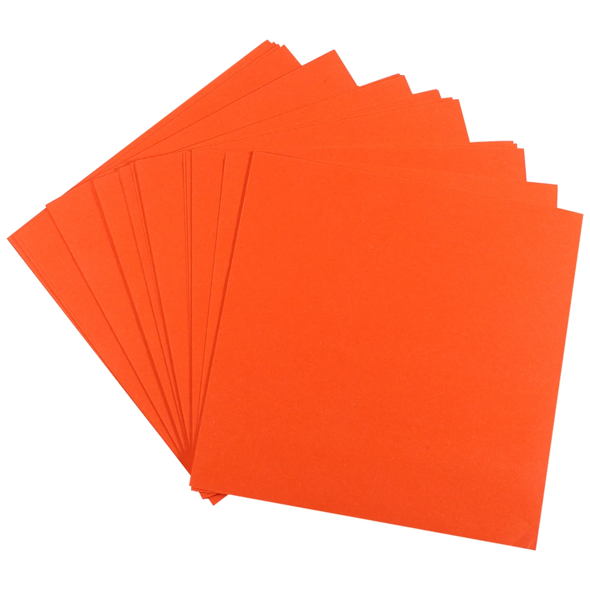 

500 Pcs Origami Colored Paper Hand Craft The Flowers Orange DIY Floding for
