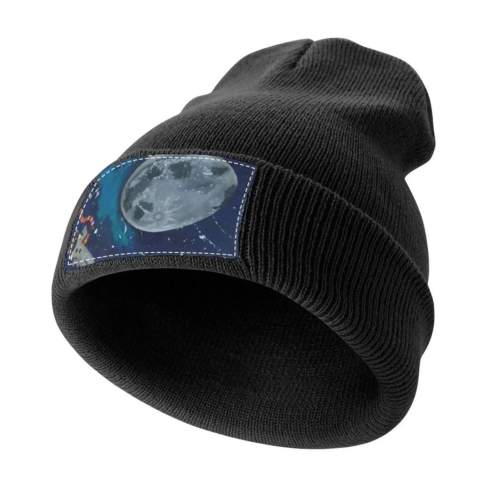 

Black girl dreams of space Knitted Cap sun hat |-F-| Hat Man For The Sun black Boy Child Women's