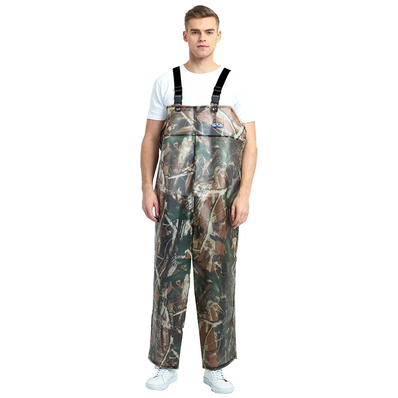 Waterproof Chest Waders with Fishing Pants Thickened Apparel Clothes Men Women Jerseys Waters Rain-proof Trousers