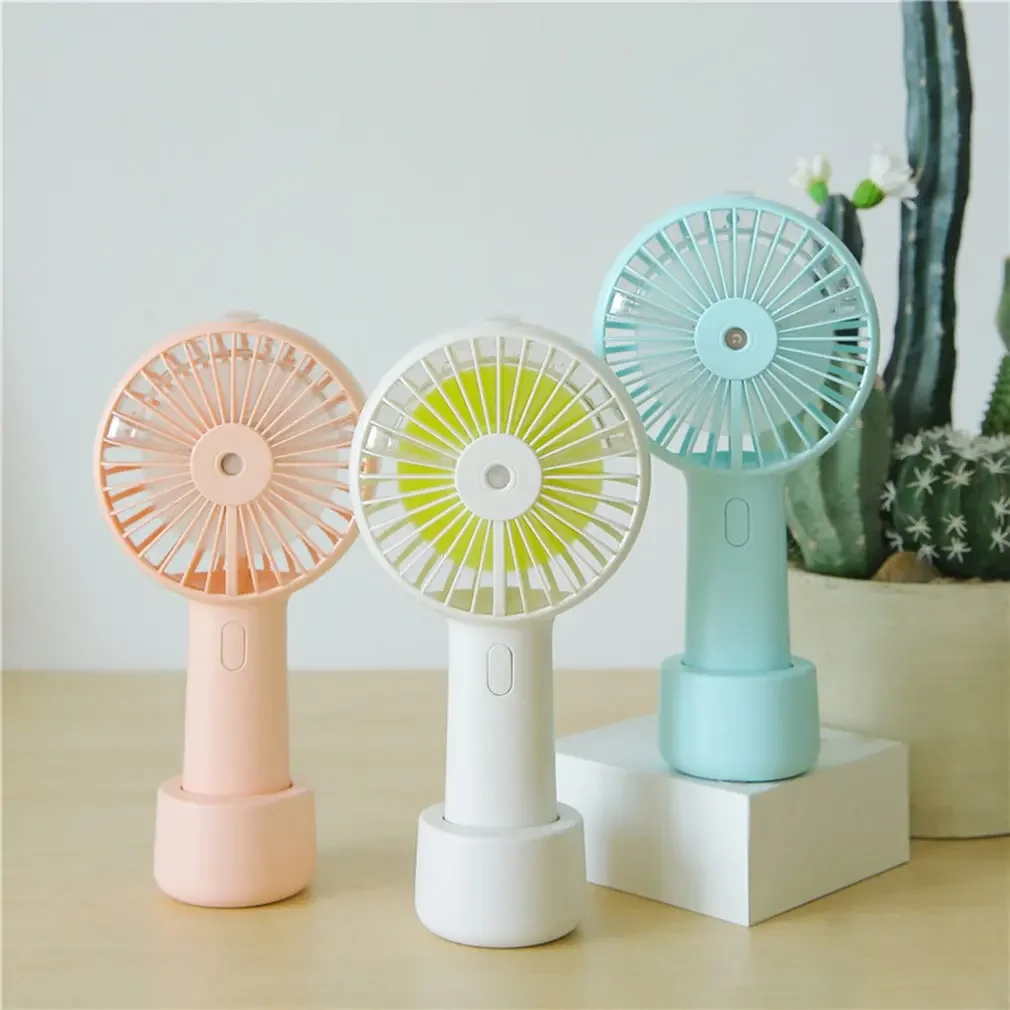 Portable Water Spray Mist Fan Electric USB Rechargeable Handheld Mini Fan Cooling Air Conditioner Humidifier - Optimized for Max