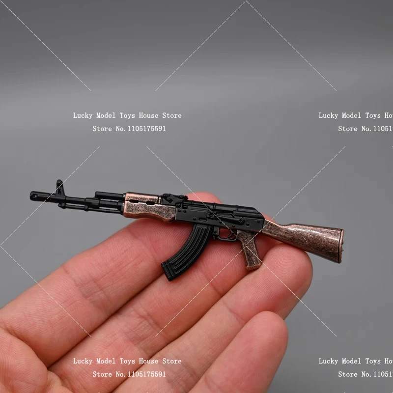 Fusil de Sniper statique de soldat militaire, fusil M4A1 AK47 Desert M4 AK47, modèle de jouets, accessoire pour décoration de figurine d'action de 6 pouces, 1/12