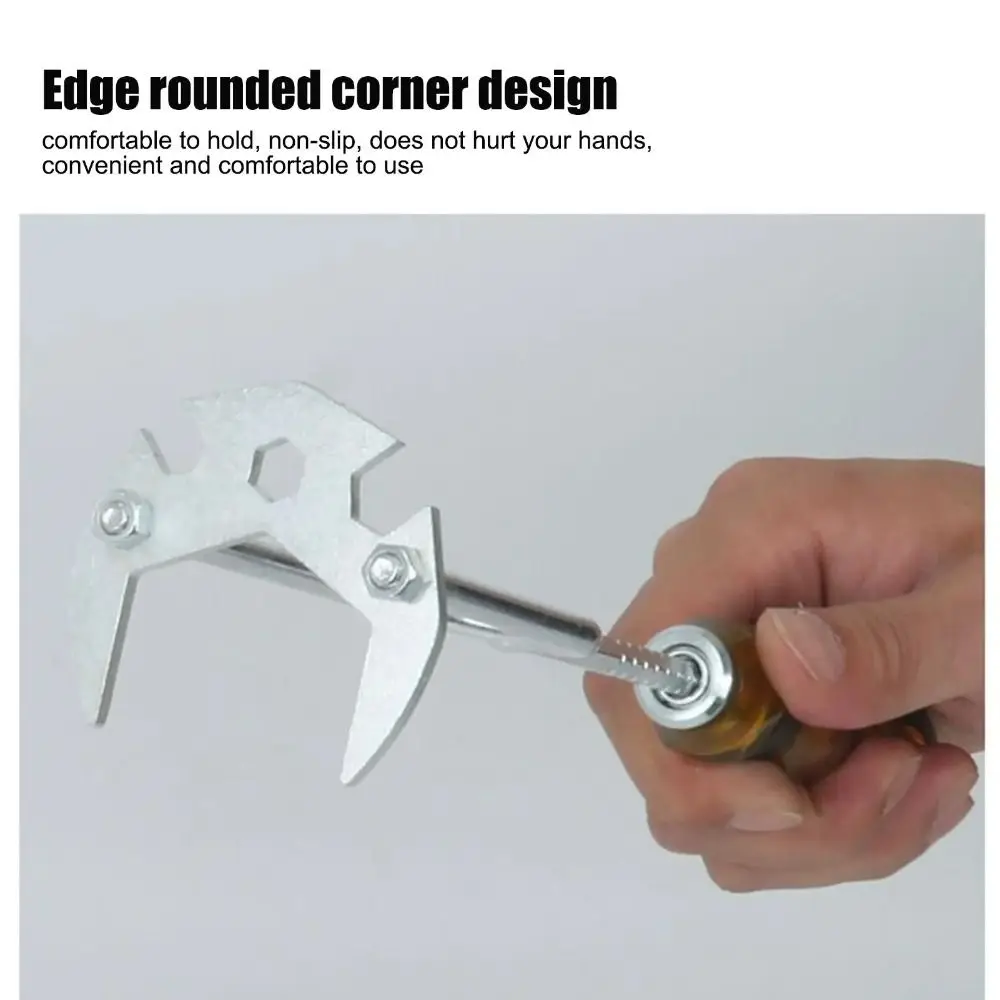 All-in-one Design Plumbing Tool Multi-size 360-degree Rotation Bathroom Sink Wrench Tight Space Design