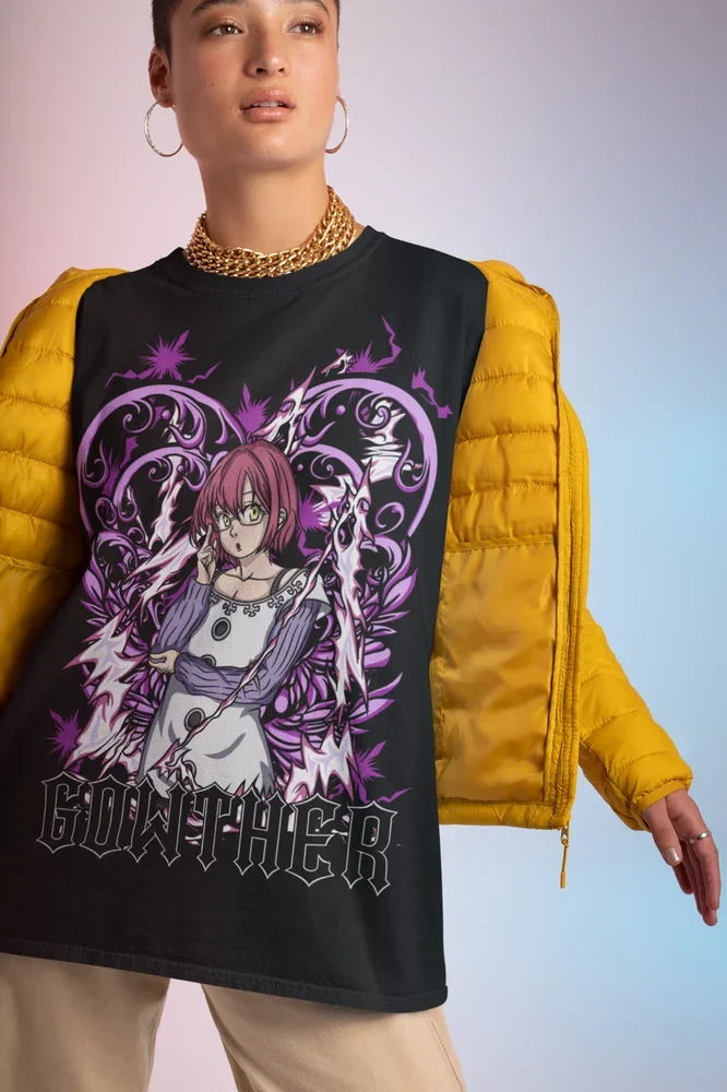 Gowther Seven Deadly Sins T-shirt Seven Deadl Shirt Meliodas Ban Kawaii Shirt