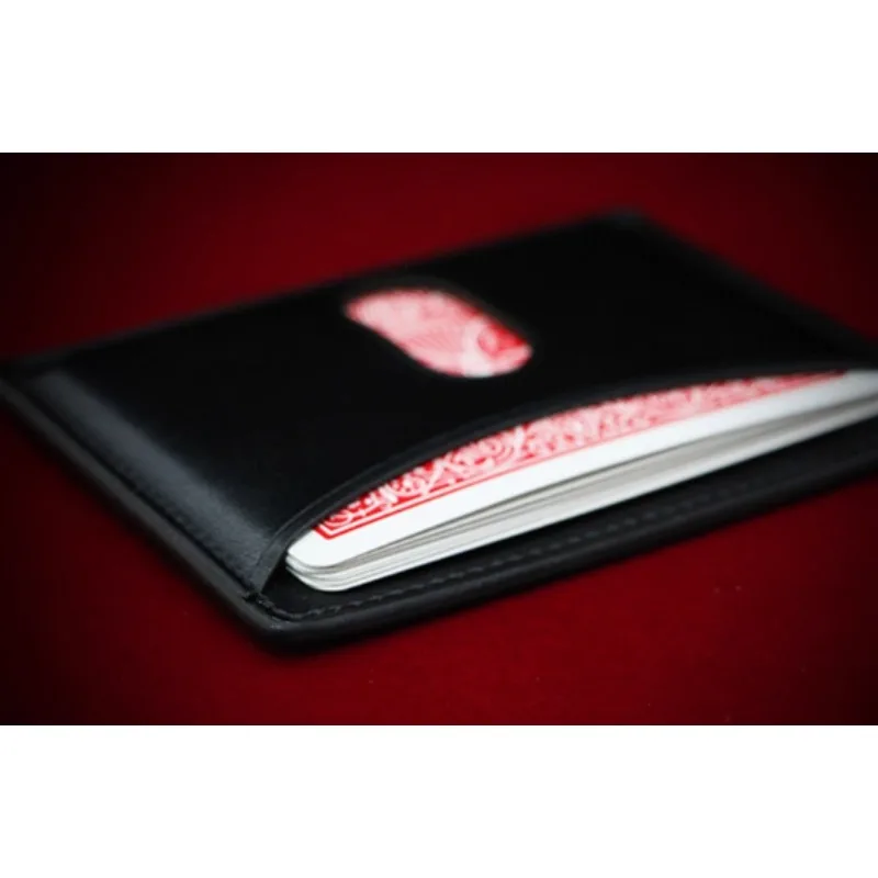 Portfel na karty z funkcją natychmiastowego zmiany, wersja 2.0, ulepszone etui na karty, rekwizyty do magicznych trików, uniwersalne etui na karty, magia z bliska, magia.