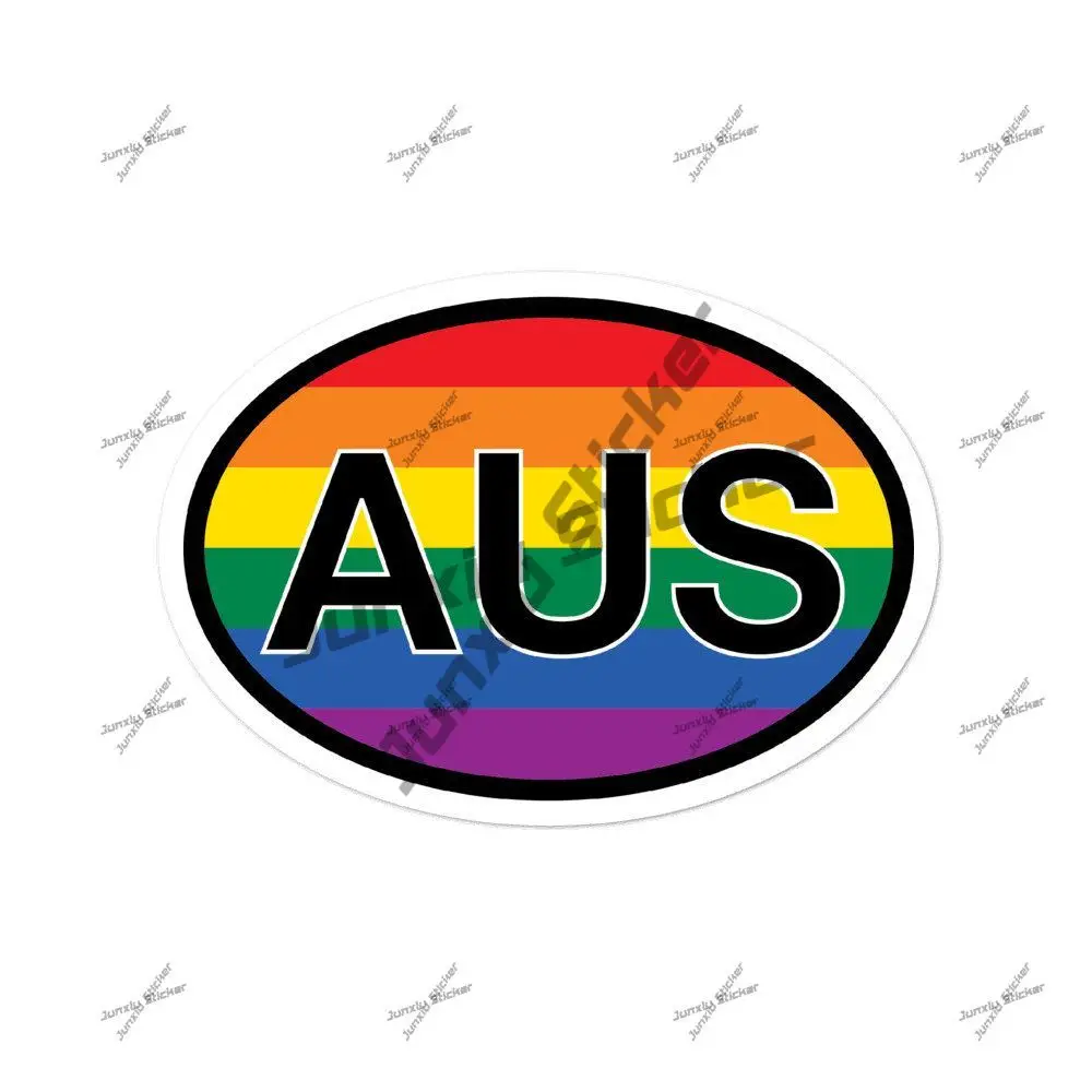 

Australia Sticker Australia Country Pride Bumper Sticker Gay Pride Flag Decal LGBTQ Gay Rainbow Sticker for Car SUV Accessories