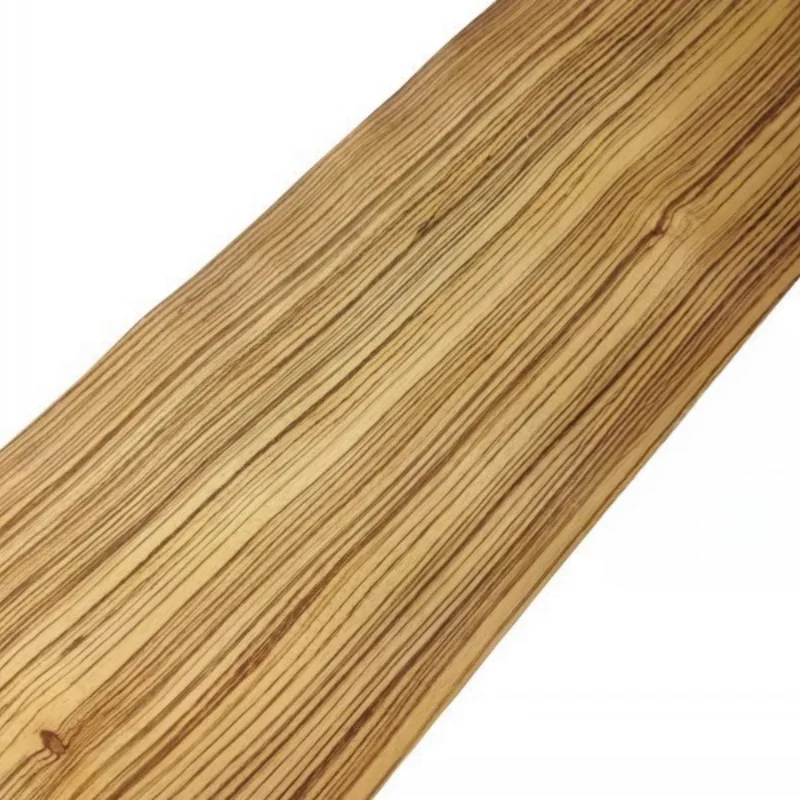 2pcs L:2.5Meters Width:15cm T:0.25mm  Veneer Wood Zebra Wood Furniture Wall Decoration Wood veneer