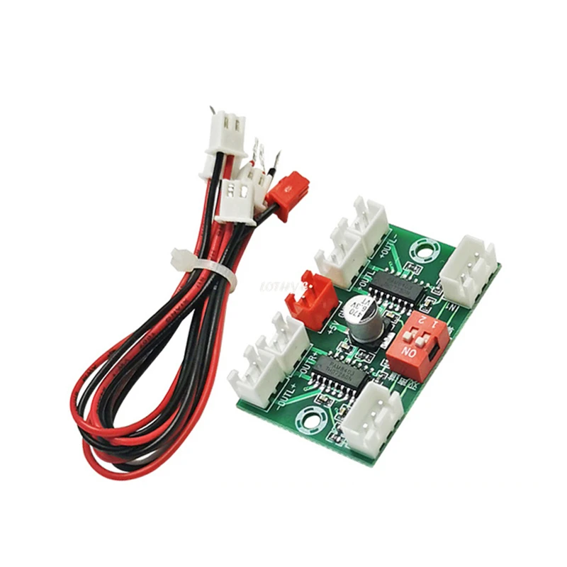 DC 5V PAM8403 Mini Digital Audio Amplifier Board 4 Channels 3W*4 Stereo Sound AMP with Cable For Speaker XH-A156