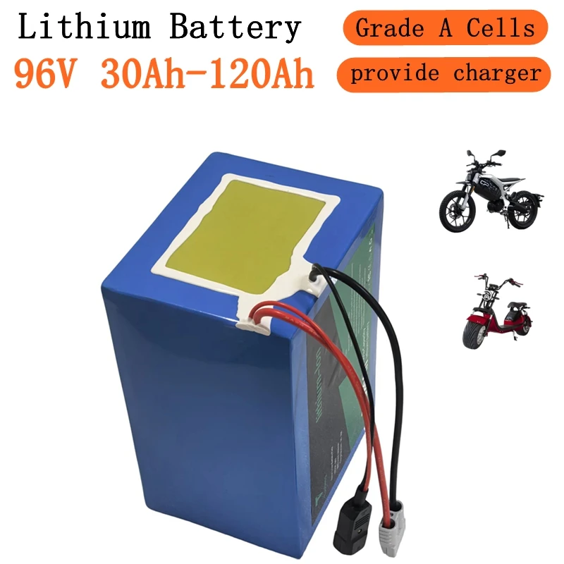 

96V 30Ah 50Ah 100Ah Lithium Ion Battery for 3KW 10KW 15KW Golf Cart Sightseeing Vehicle inverter scooter tricycle Motorcycle