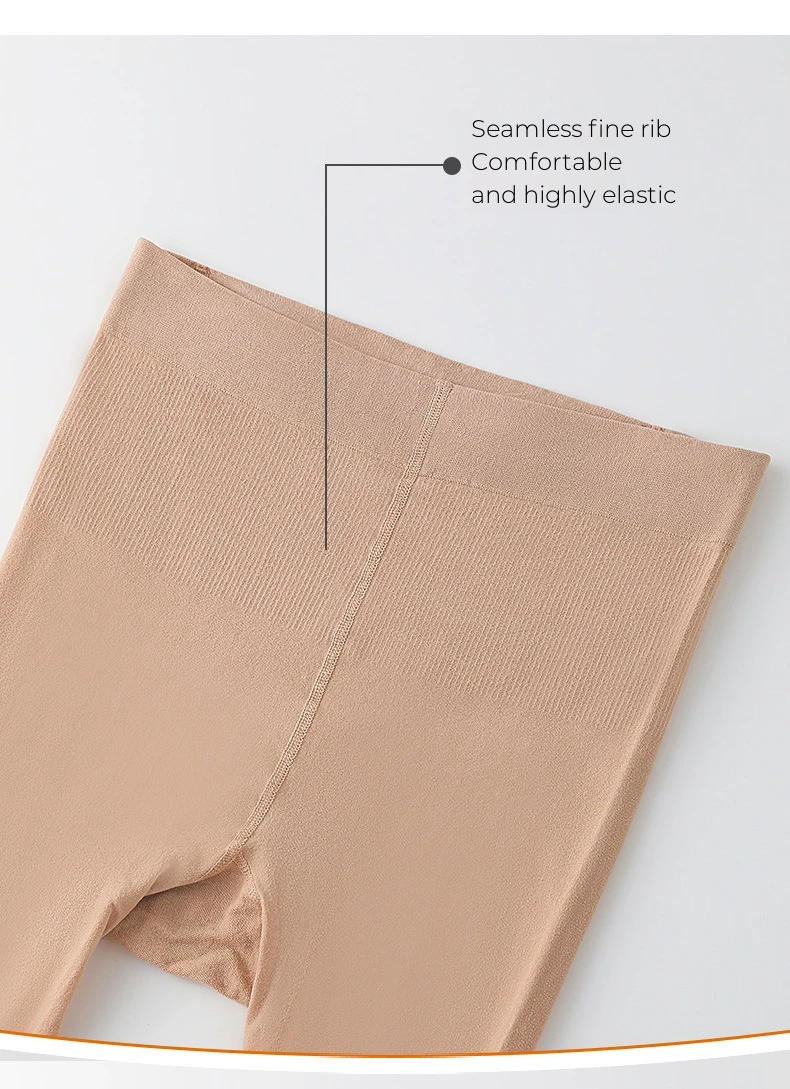 150g Damen Plus Size Strumpfhose Körper gewicht 80kg kann weich sein hohe Elastizität fußlos nackt schwarz Kompression strümpfe Bein tragen – Detail 8
