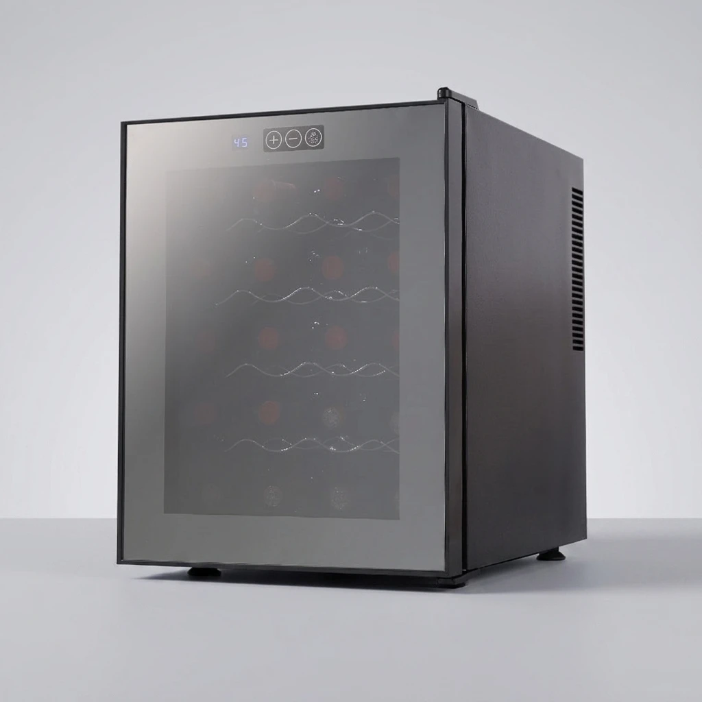 Freestanding 46L Wine Cooler Cabinet for 20 Bottles Low Noise Wine Refrigerator