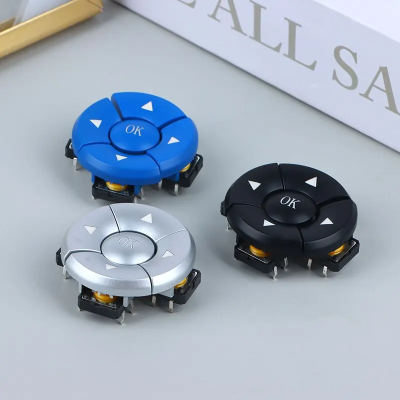 1set A14 cap 5 way Direction Combination Switch B3F-4055 Keycaps with Arrow OK Button SMD Micro Tactile Tact Taster 3.5cm