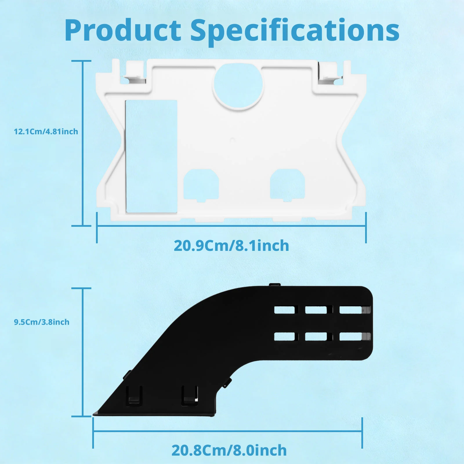 Insert Chute for Flush-Mounted Cistern Compatible with Geberit UP100 UP300 UP320 Sigma 12cm Systems Concealed Cistern Parts