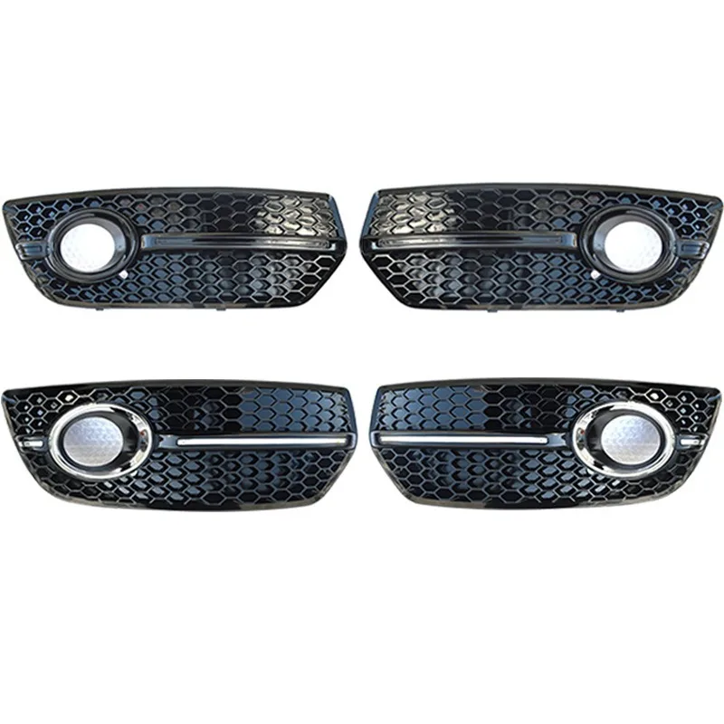 

Для Audi Q5 2009-2012: Накладка на решетку переднего бампера, рамка противотуманной фары, нижняя сетчатая решетка, замена, улучшение, внешние аксессуары