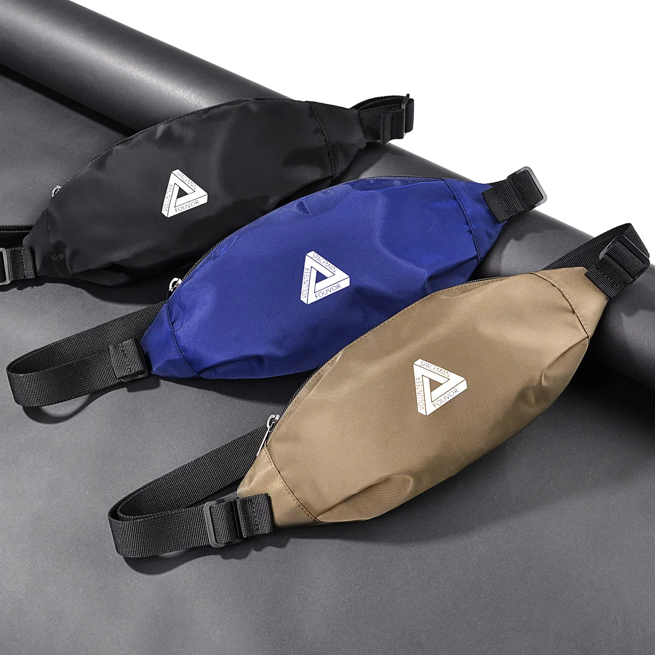 

Volunteer Summer Sports Waist Bags Men Fashion Running Chest Bag Man Casual Workout Traveling Phone Crossbody Bags Male 5022-01